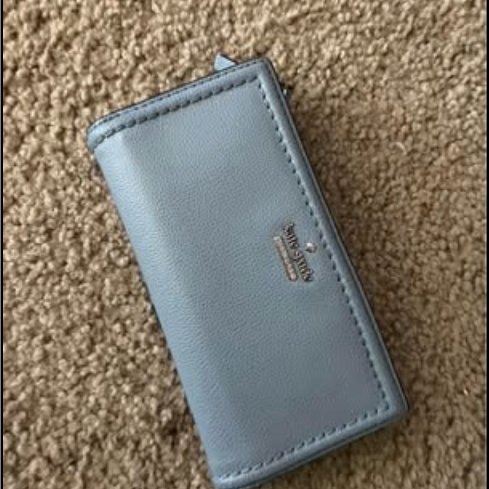 Kate Spade baby blue bifold Wallet